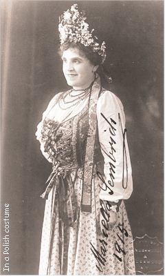 In a Polish costume